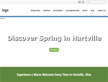 Tablet Screenshot of discoverhartville.com